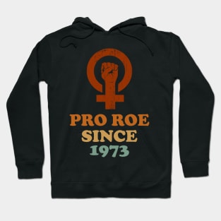 Pro Roe Since 1973 Vintage Retro Hoodie